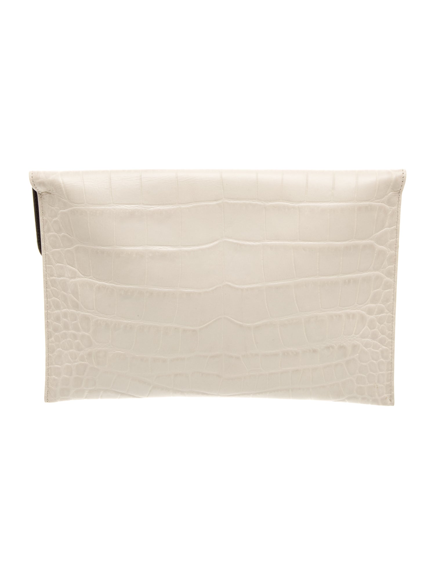 Alexander McQueen Embossed Leather Clutch